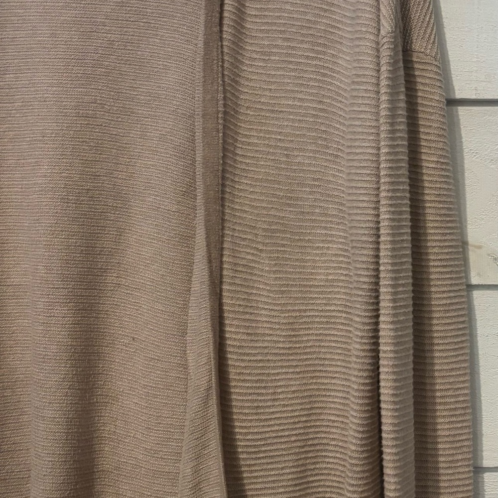 Marled Anthropology Beige Open-Front Cardigan in size Large. Great condition! - Picture 8 of 15